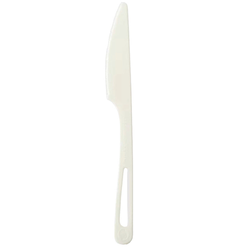 1000-PACK OF KNIFE CMPSTBL World Centric 6" Compostable tPLA Knives: Touchless Dispenser Refills | 1000 count
