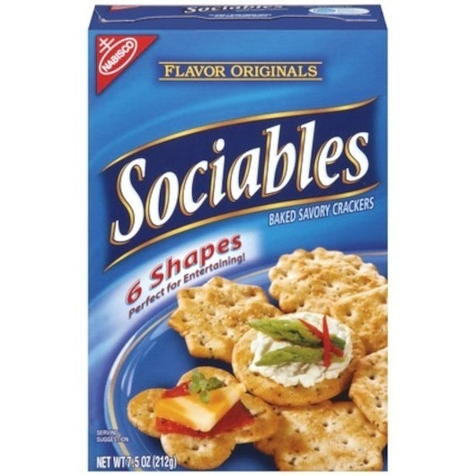 6-PACK OF Nabisco Crackers Mondelez Intl Snacks, 6 - 7.5 Oz