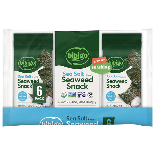 36-PACK OF SEAWEED DRIED SEA SALT