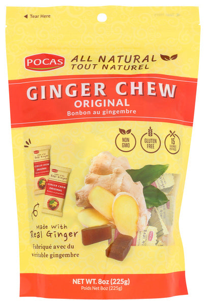 12-PACK OF CANDY GINGER ORIGINAL 8 OUNCE - CASE OF 12