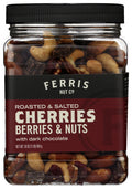 12-PACK OF SNACK MIX CHERRIES BERRIES NUTS DARK CHOCOLATE 16 OUNCE - CASE OF 12