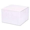 250-PACK OF Container Paper SCT 1509 White Paper Bakery Boxes - 6x6x4 Inches - 250 Count Carton for Cakes and Cookies