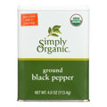 6-PACK OF PEPPER BLACK ORGANIC GROUND