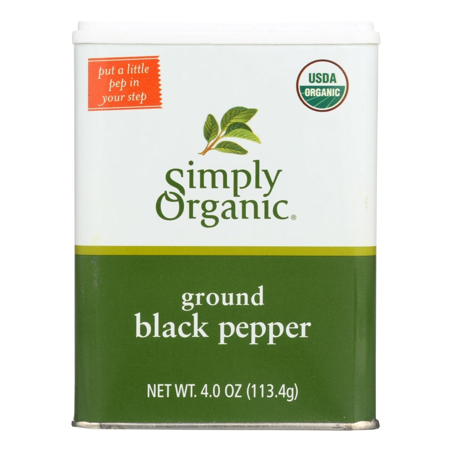 6-PACK OF PEPPER BLACK ORGANIC GROUND