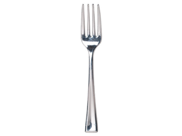 8-PACK OF FORK PLAS MINI METALLIC