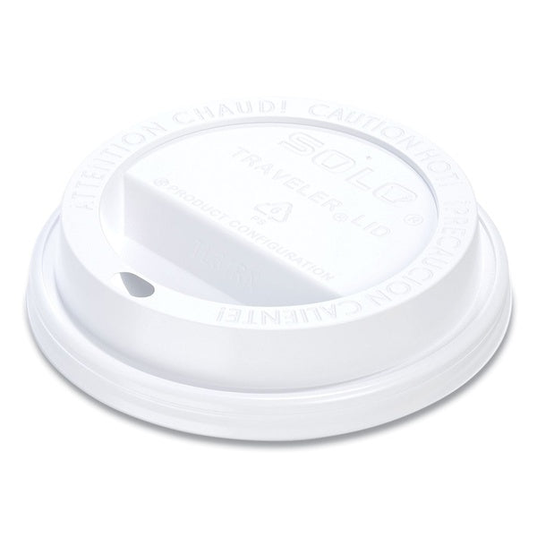 1000-PACK OF Lid Dome SOLO TL31R2-0007 White Traveler Cappuccino Dome Lids - Perfect Fit for 10 oz Cups (100 Count, 10 Packs)