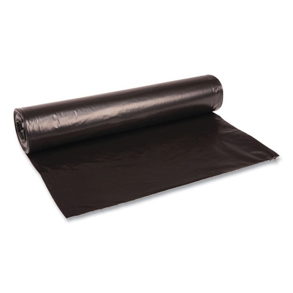 100-PACK OF Liner Trash Boardwalk 40 x 46 Inch Recycled Low-Density Polyethylene Can Liners - 100 Count, 45 Gallon, Black, 1.2 Mil Thickness