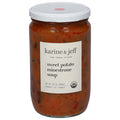 6-PACK OF Soup Minestrone Sweet Potato Organic Karine & Jeff 24 oz