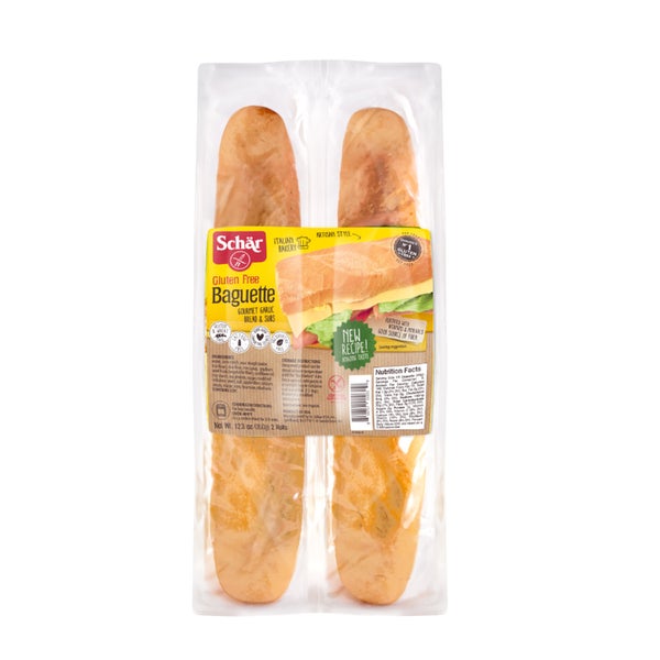 6- PACK OF BREAD BAGUETTE PRBKD GLTN FREE