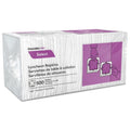 6000-PACK OF Cascades PRO N020 12x12 Inch White Luncheon Napkins - 1 Ply, Eco-Friendly, 6000 Count