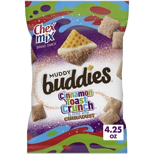 7-PACK OF Muddy Buddies Cinnamon Toast Crunch Snack Mix Chex Mix Dry, 7 - 4.25 Oz
