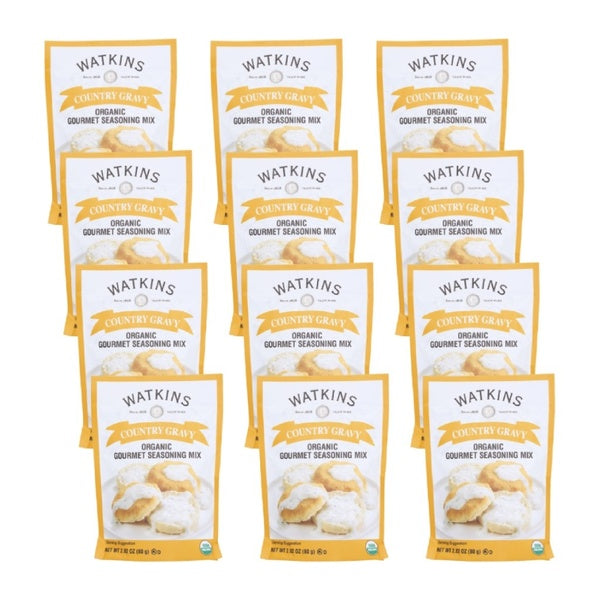 12-PACK OF Seasoning Gravy Country Gourmet Mix Organic 2.82 oz 12 Pack