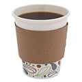 1200-PACK OF Boardwalk BWK1020SLEEVE Hot Cup Sleeves for 10-20 oz Beverages - 1200 Count for Enhanced Safety and Comfort