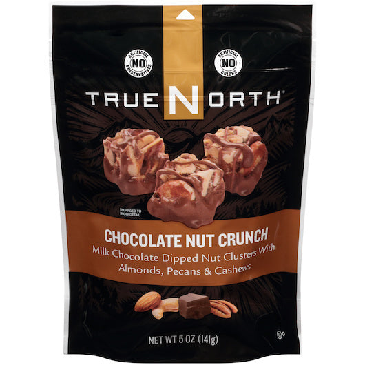 6-PACK OF Chocolate Nut Crunch Pouch True North, 6 - 5 Oz