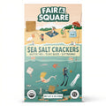 32-PACK OF Snack Crackers, Organic Sea Salt 4 oz, Fair and Square