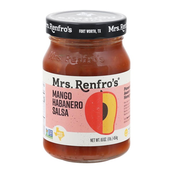 6-PACK OF Salsa Mango Habanero Mrs. Renfro's 16 oz