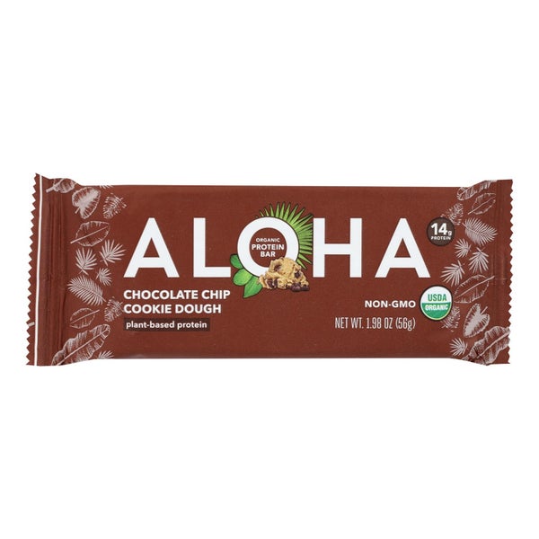 12-PACK OF Bar Chocolate Cookie Dough Aloha 1.98 oz
