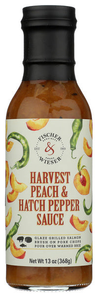 6-PACK OF Sauce Peach Fischer & Wiese 13 fo