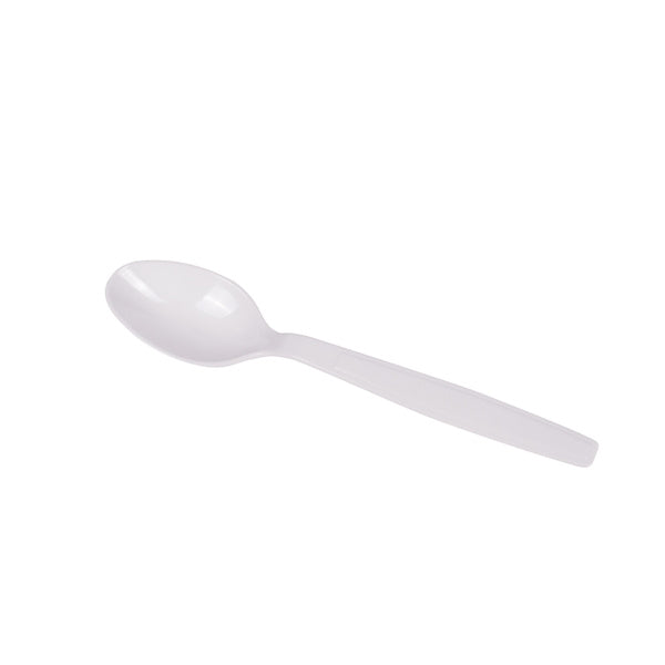 1000-PACK OF Teaspoon Plastic Karat 1,000 ct PS Plastic Extra Heavy Weight Tea Spoons, White