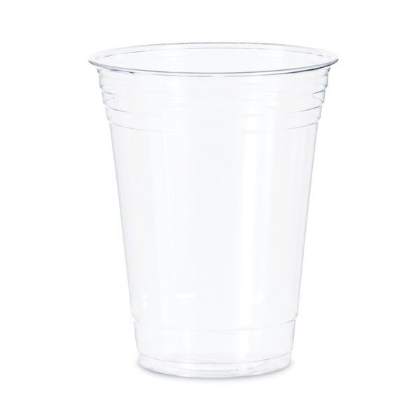 50-PACK OF Cup Pet Dart TP16D Ultra Clear 16 oz. PET Squat Cups - 50 Pack for Smoothies, Iced Tea, and More