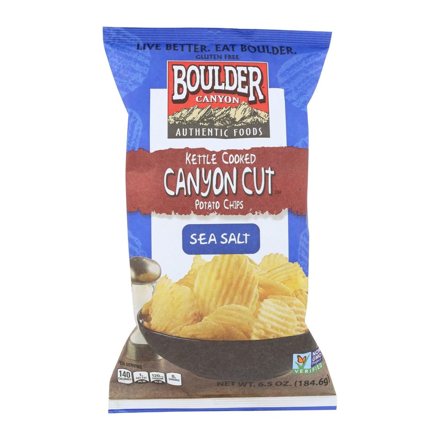 12-PACK OF CHIP POTATO KETTLE COOKED CANYON CUT