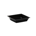 4-PACK OF DISH PLAS SQR BLK PET 2.5IN