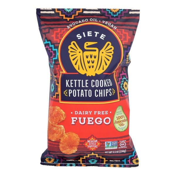 6-PACK OF Potato Chip Fuego Siete 5.5 oz