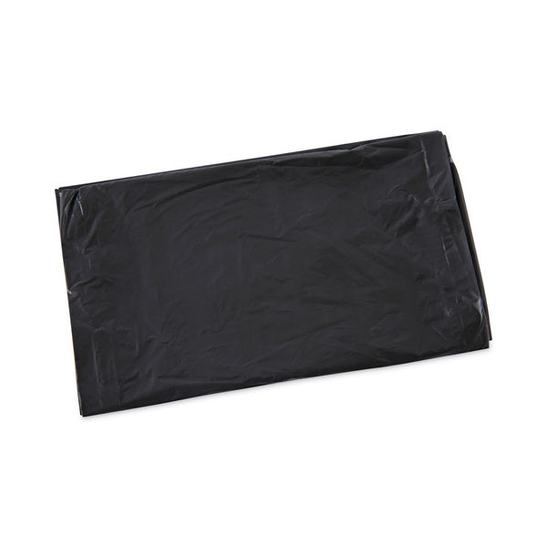 200-PACK OF Boardwalk H6036HBK 30 Gallon Industrial Flat Pack Can Liners - 30 in. x 36 in. Black - Durable 0.65 mil Thickness (200 Count)