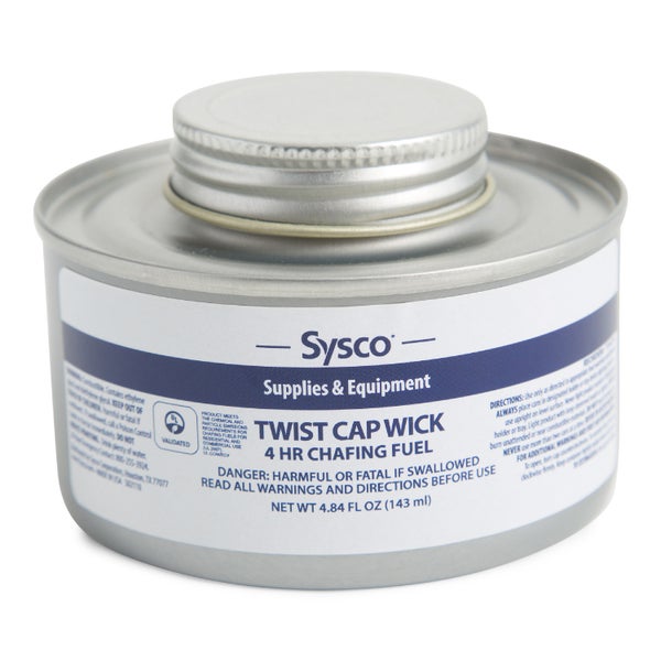 4 HR-PACK OF FUEL CANNED HEAT TWIST CAP