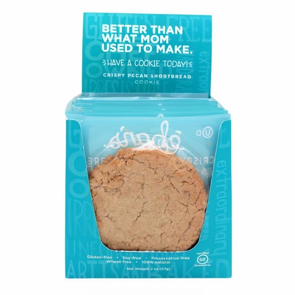 48-PACK OF Cookies Crispy Pecan Shortbread Gluten Free 4/12ct boxes, Eban's Bakehouse