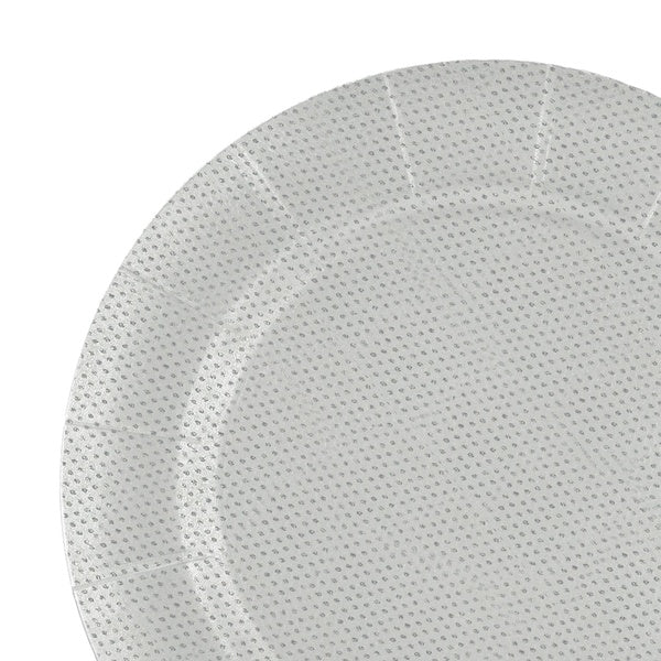 12-PACK OF Plate Paper 13" Charger Glitz White