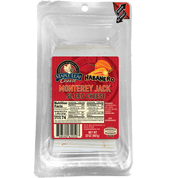 6-PACK OF CHEESE JACK HABANERO SLICES