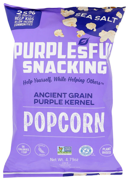 9-PACK OF Popcorn Seasoned Purplesful 4.79 oz