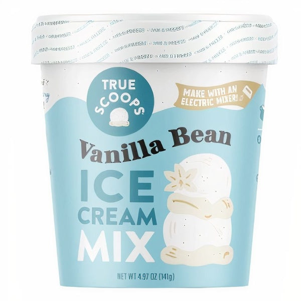 6-PACK OF Baking Mix Vanilla Bean Ice Cream, True Scoops