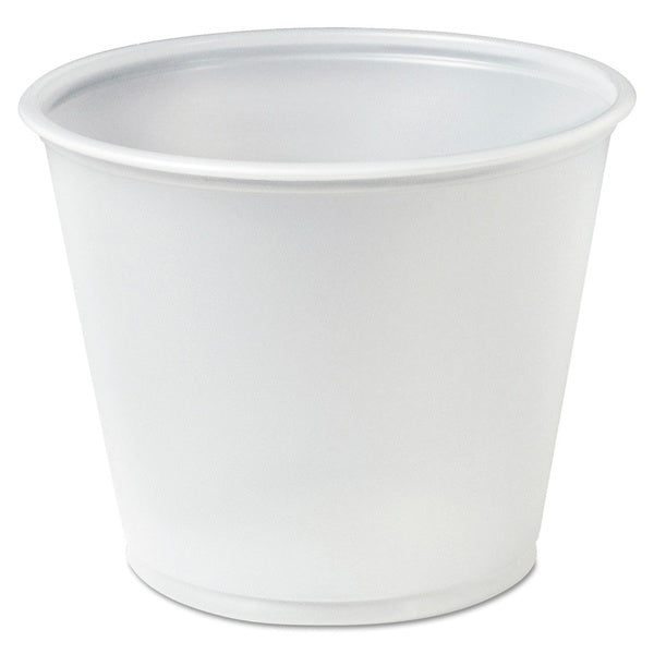 2500-PACK OF Container Foam Dart P550N 5.5 oz Polystyrene Portion Cups - Translucent 2500 Count for Versatile Food Serving