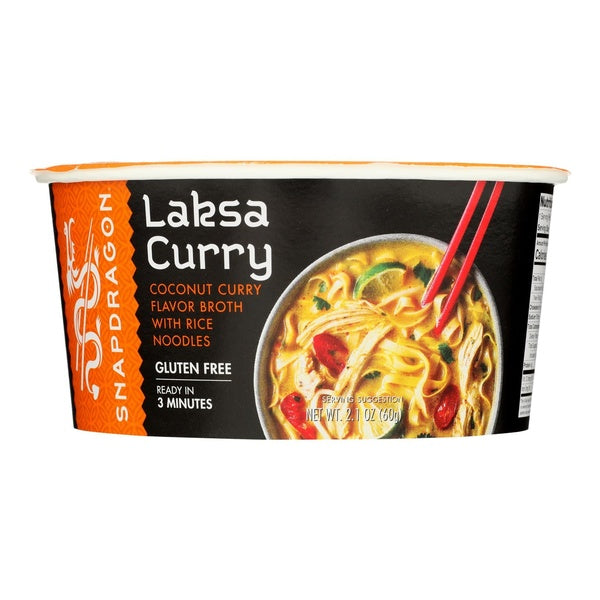 6-PACK OF Noodle Rice Singapore Curry Snapdragon Foods 2.1 oz