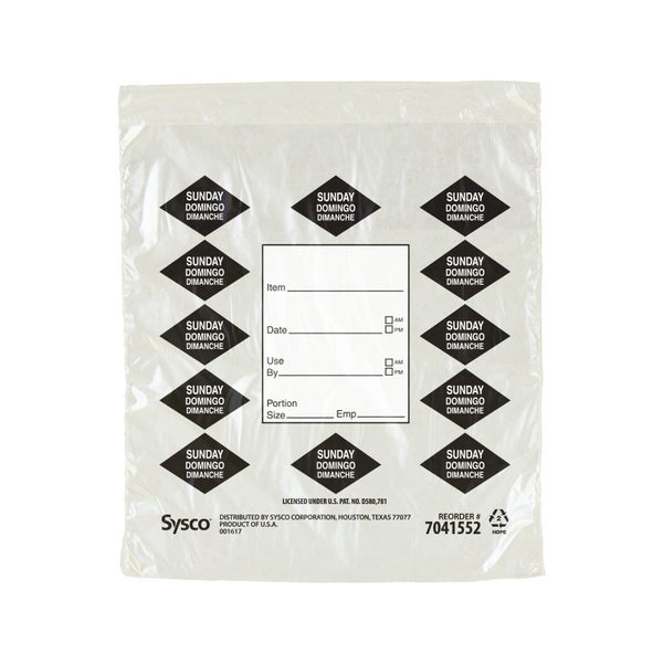 1-PACK OF BAG PLAS PRTN 6.5X7 BLK SUN