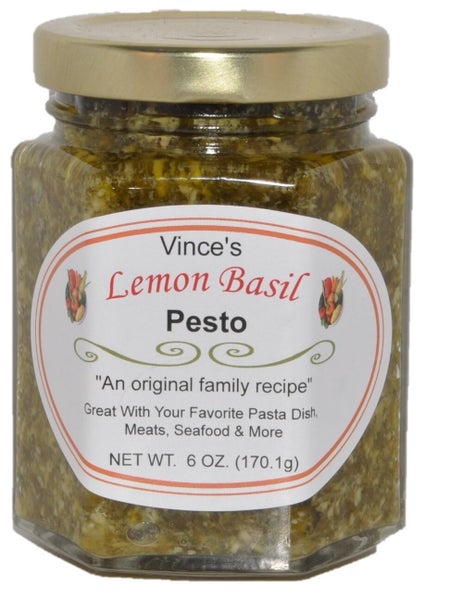 12-PACK OF Pesto, Vince's Lemon Basil, Bulone Enterprises