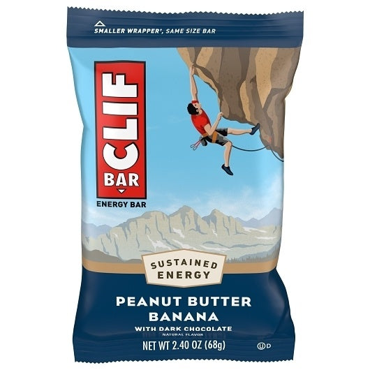 30-PACK OF Bar Peanut Butter Banana With Dark Chocolate Energy Bar Clif, 6 - 5 - 2.4 Oz