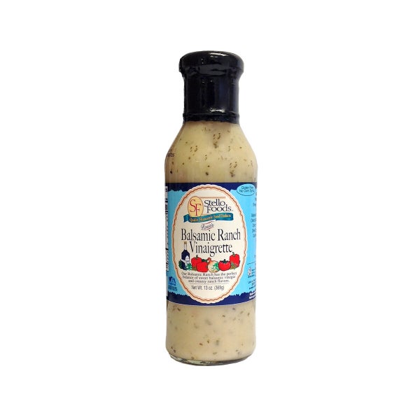 12-PACK OF Vinaigrette Balsamic Ranch Rosie's, Stello Foods