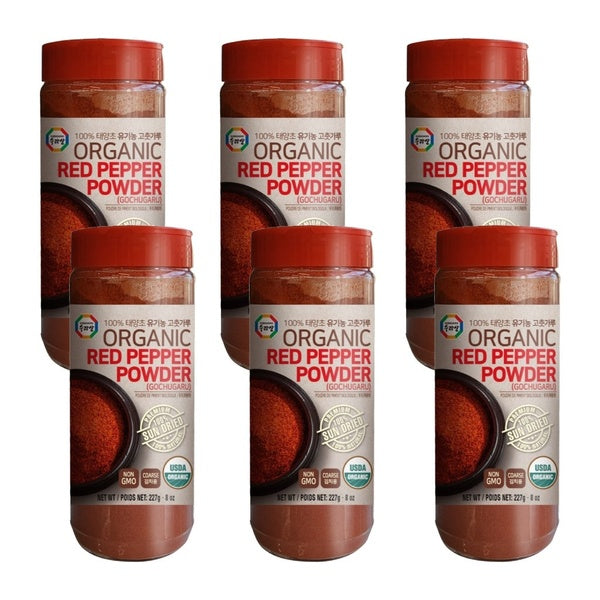 6-PACK OF Seasoning Powder Red Pepper Surasang 8 oz