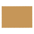 1-PACK OF PLACEMAT PAPER SCALOP GLITGOLD