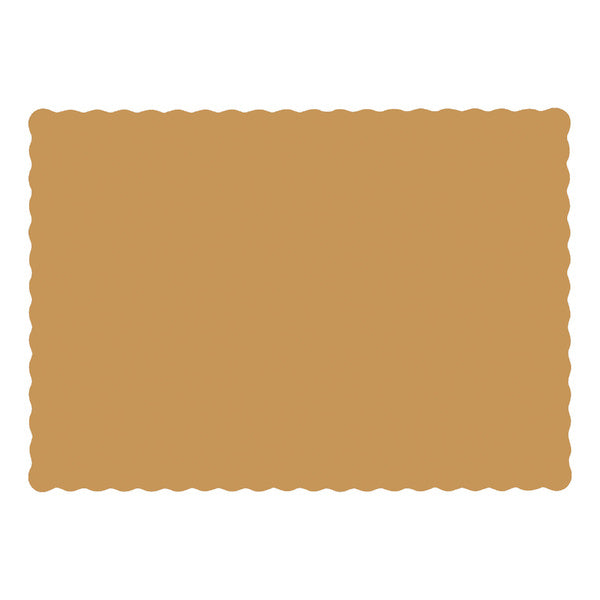 1-PACK OF PLACEMAT PAPER SCALOP GLITGOLD