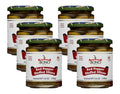 6-PACK OF Olive Green Red Pepper Stuffed Bono Olive Oil 5.6 oz