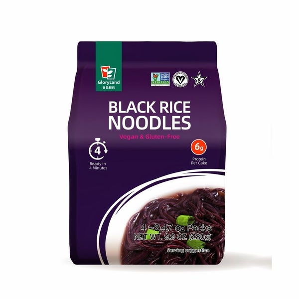 6-PACK OF Noodle, Black Rice, GloryLand Food USA