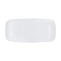 12-PACK OF Plate Plastic 10.6x5 Clear Solid