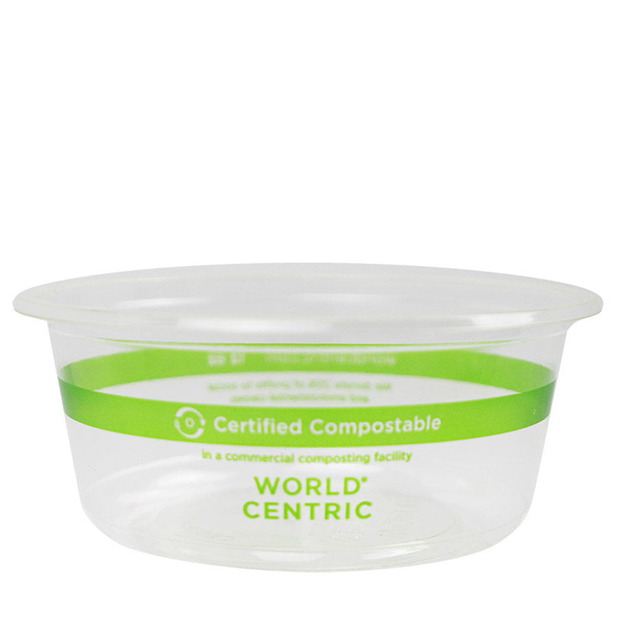 1000-PACK OF CONTAINER TOGO World Centric 12 oz Round Compostable PLA Deli Containers | 1000 count