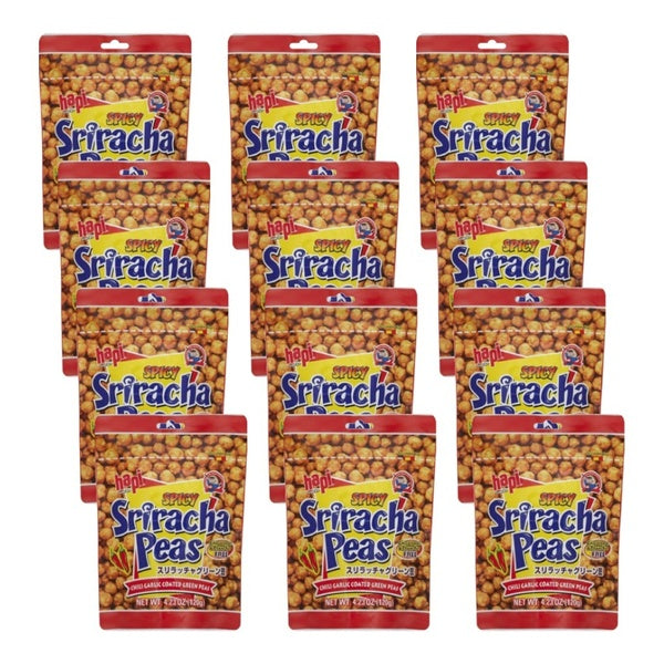 12-PACK OF Snack Pea Green Chili Hapi 4.23 oz