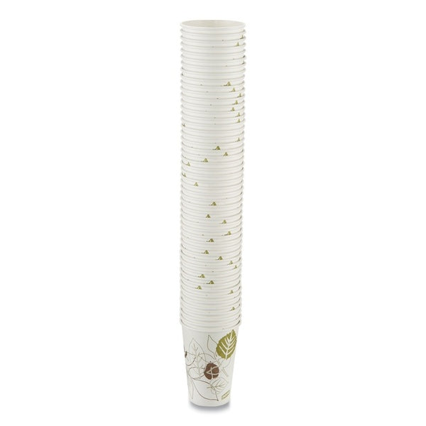 50-PACK OF Cup Paper Dixie 2346PATH Pathways 16 oz Paper Hot Cups - 50 Pack for Coffee and Specialty Beverages