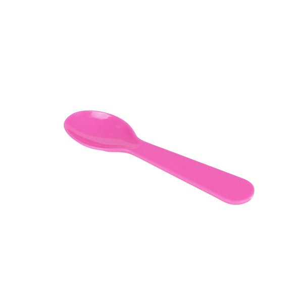 4000-PACK OF Spoon Plastic Karat 4,000 ct PS Plastic Tasting Spoon, Pink